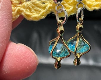 Elegant Women's Earrings, 925 Sterling Silver Plated Studs Handmade Earrings