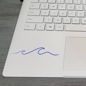 Wave Decal Laptop Stickers, Car Decal, Wave Sticker, Car Decals, Cup Decal, Beach Wave Vinyl Decal