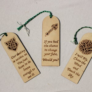 Wooden laser cut disney style bookmark Beauty and the beast.