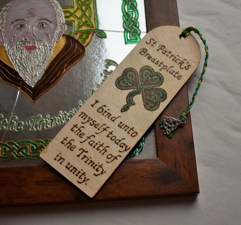Ireland's Traditions Bookmark Wooden Bookmarks Claddagh Bookmark St ...