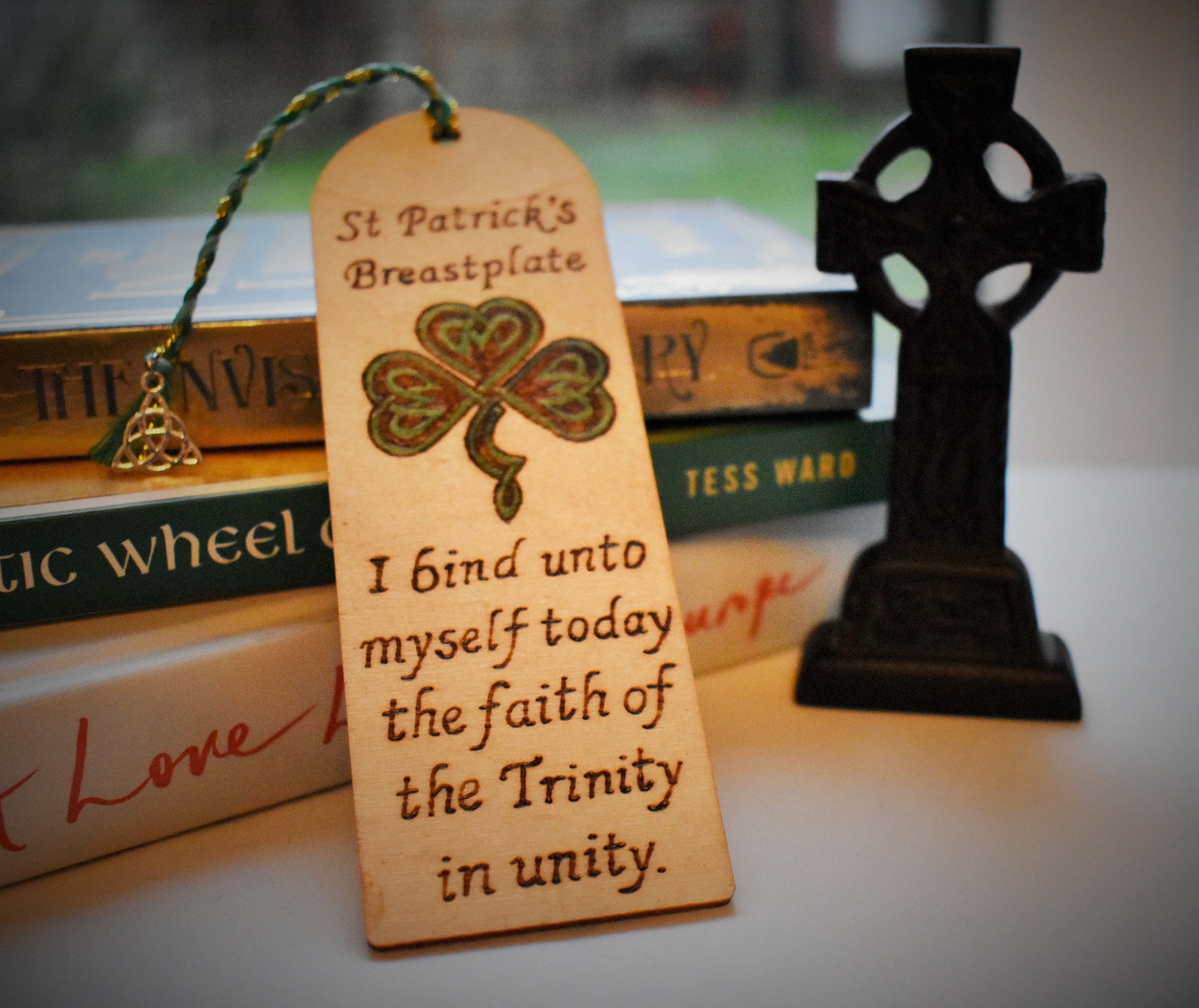 Ireland's Traditions Bookmark Wooden Bookmarks Claddagh Etsy UK