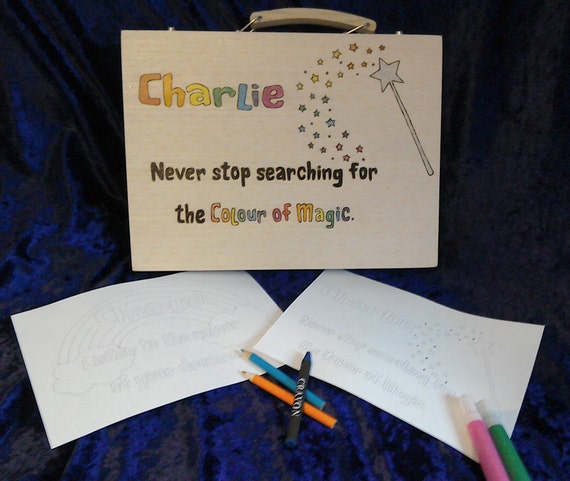 personalised art set children