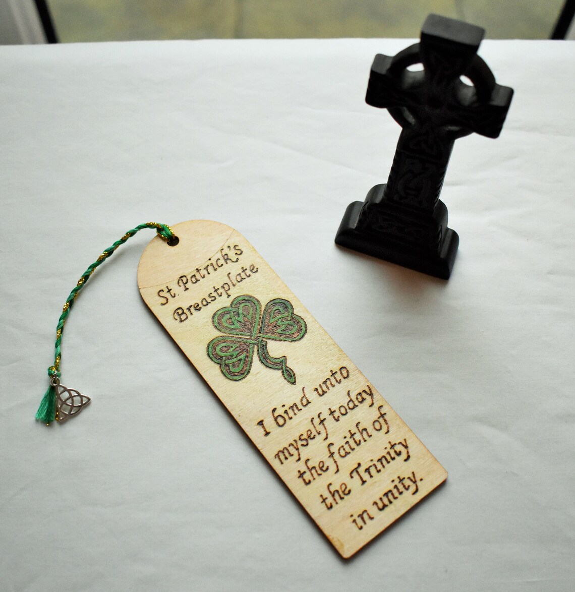 Ireland's Traditions Bookmark Wooden Bookmarks Claddagh Bookmark St ...