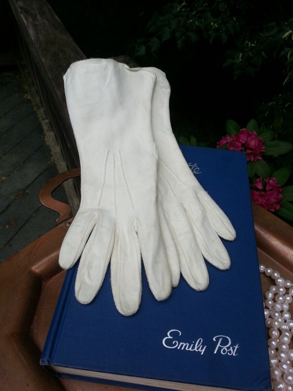 Doeskin gloves, vintage gloves, leather gloves,ki… - image 4