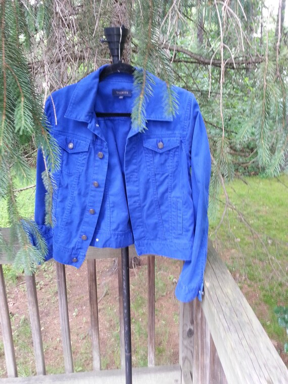 royal blue jean jacket