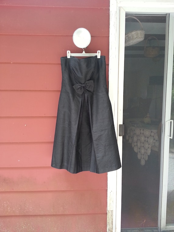 ann taylor strapless dress