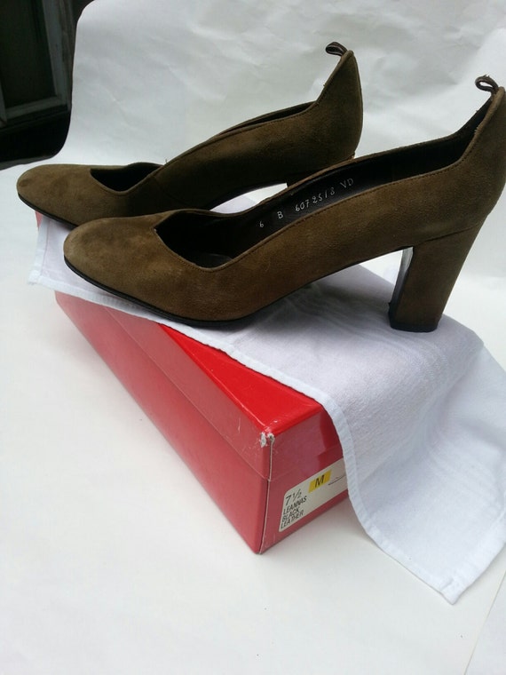 Charles Jourdan, Womens shoes, Paris,  Suede, Heel