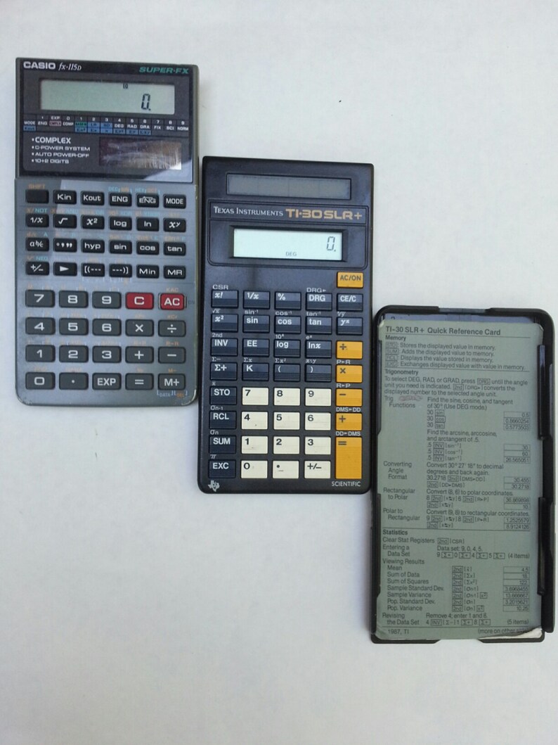 Scientific Calculators Calculators Texas Instruments Casio Etsy