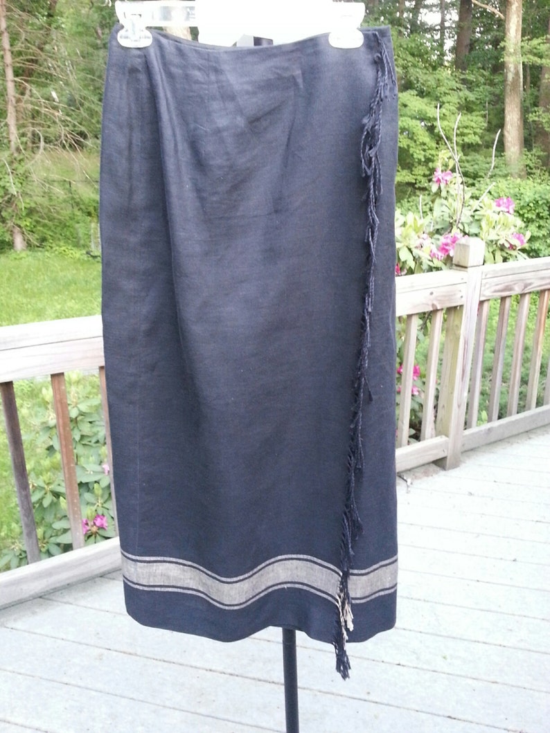 Express - Blanket Stitch Wrap Skirt