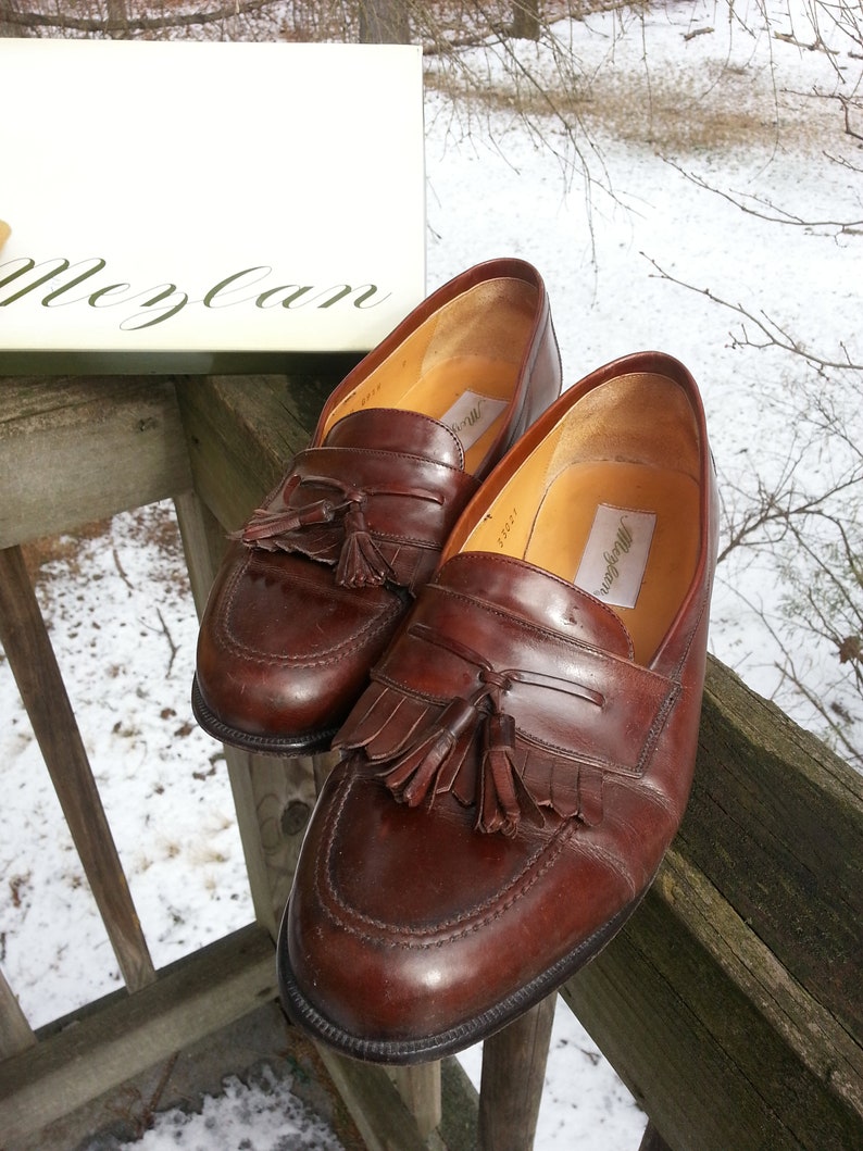 Mezlan. size 9, mens shoes, mens loafers, italian loafers, made in italy image 3