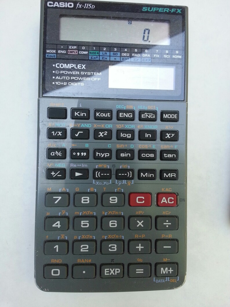 Scientific Calculators Calculators Texas Instruments Casio Etsy