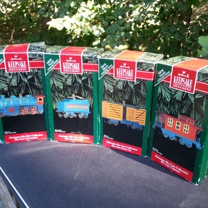 Hallmark Ornament, NIB, hallmark train, train, ornaments, christmas ornament, christmas, vintage ornament, vintage train