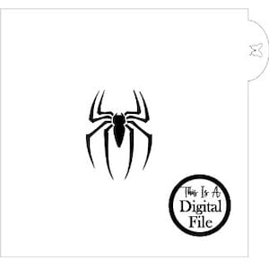 Digital Cookie Stencil, Spider Digital Cookie Stencil