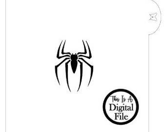 Digital Cookie Stencil, Spider Digital Cookie Stencil