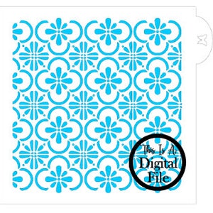 Digitale Cookie Schablone, BetonFliese Digitale Cookie Schablone