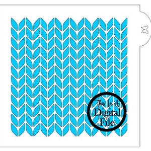Digital Cookie Stencil, Sweater Cookie Stencil