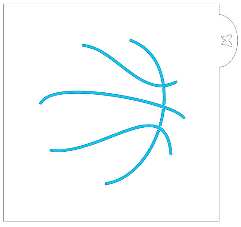 basketball stencil kit