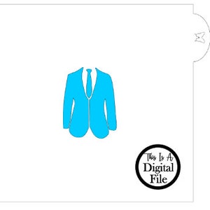 Digitale Cookie Schablone, Tuxedo Digitale Cookie Schablone