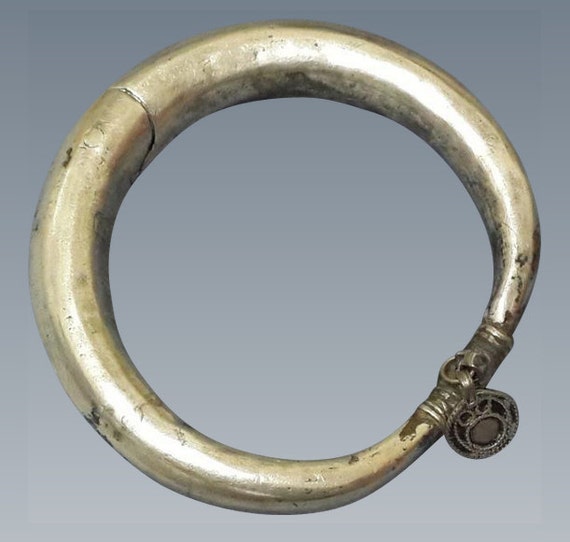Sieraden Lichaamssieraden Armbanden Islamitische Antieke Armlet Silver 18e eeuwse jementie scharnier armband 