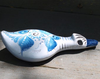 Vintage 1960's Heron Martinez Mendoza Pottery Sculpture: Mexican