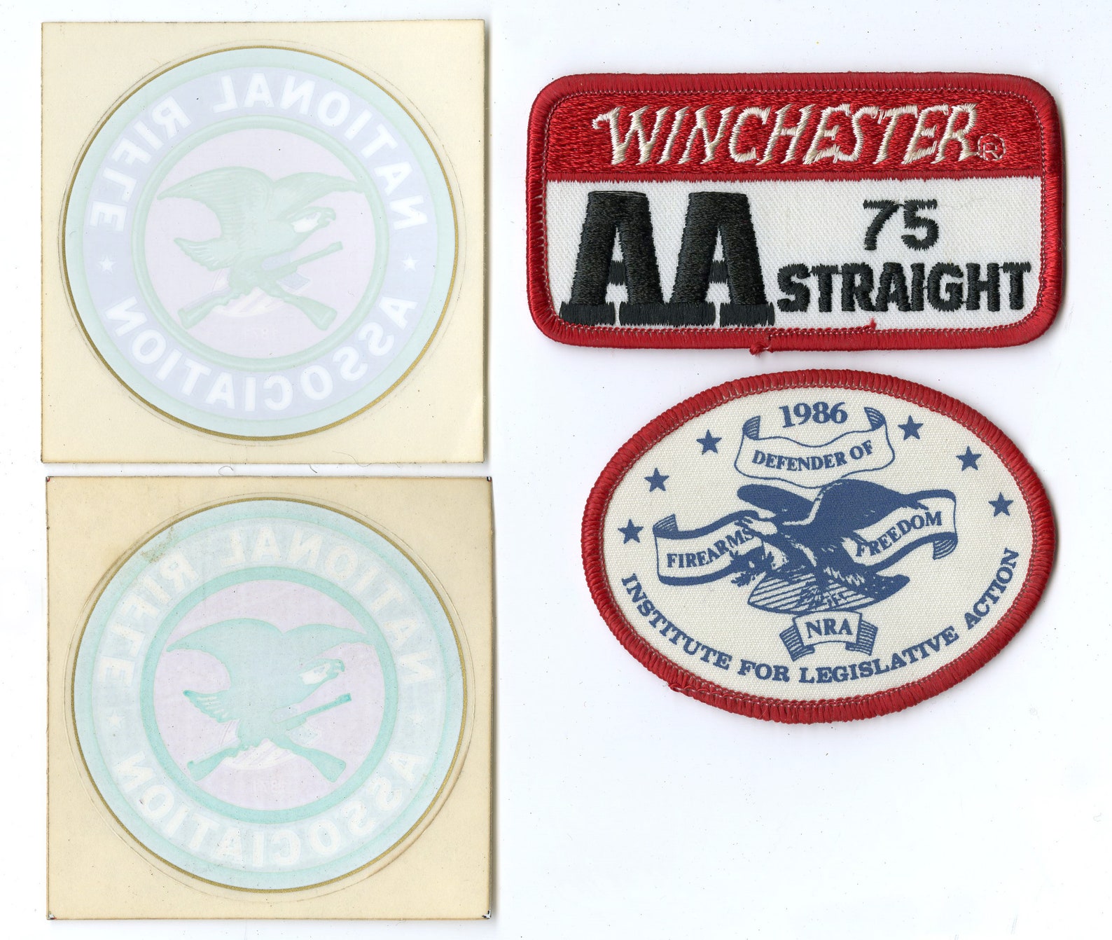 Vintage NRA Patches Winchester AA 75 Straight1986 Defender Etsy