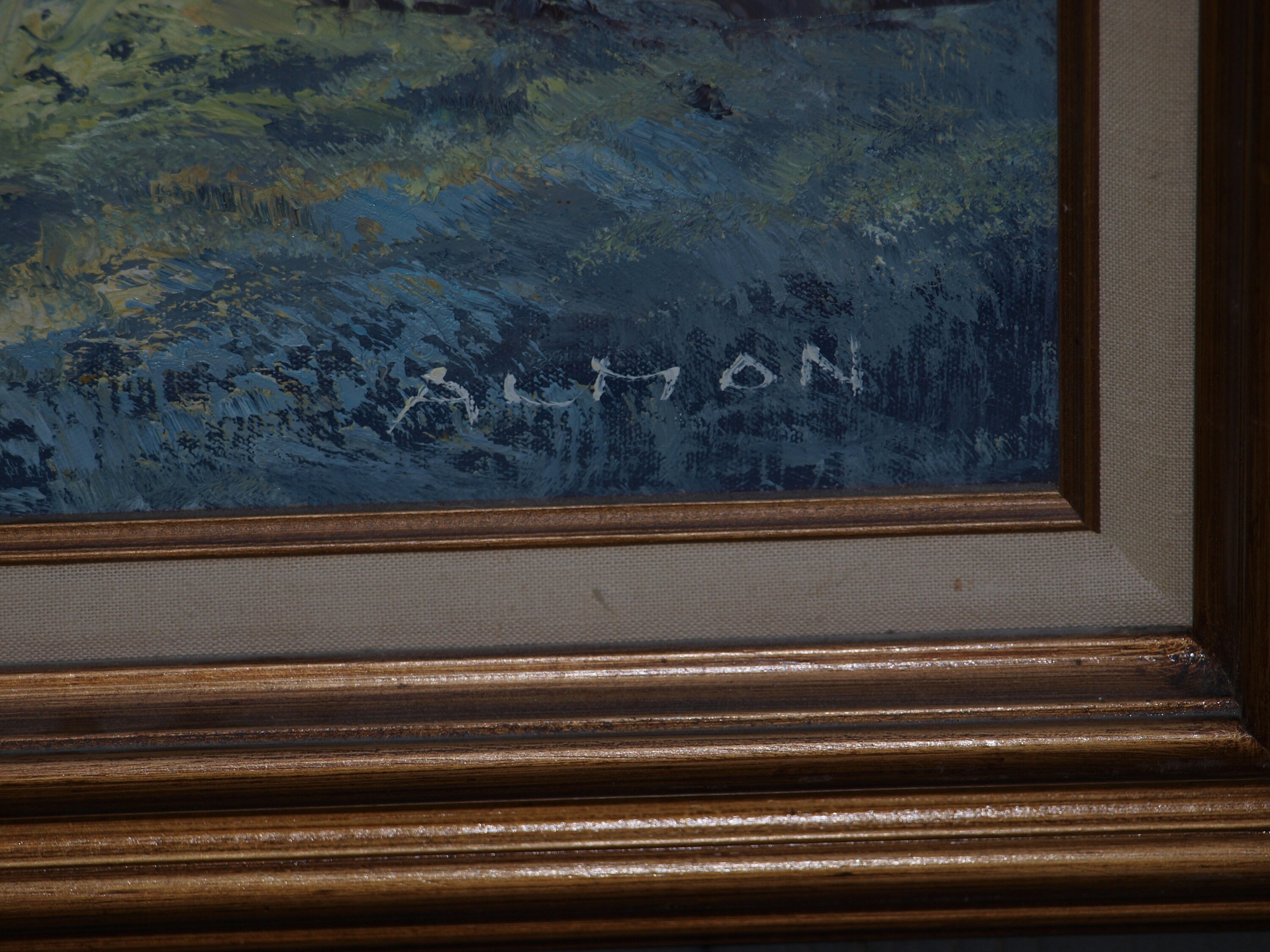 Rare 1840s LARGE Almon Almond Baldwin Landscape Cabin Scene Etsy