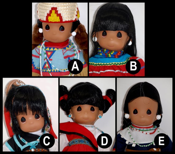 precious moments native american indian dolls