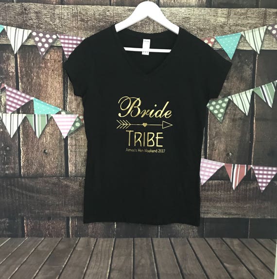 Personalised Bride ARROW Tribe Hen Do T 