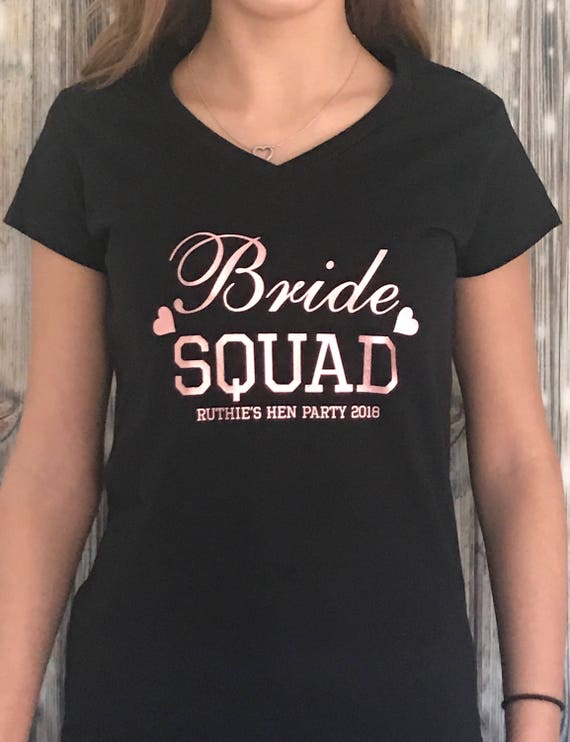 personalised hen t shirts