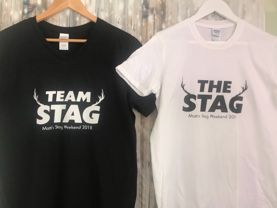 personalised stag t shirts