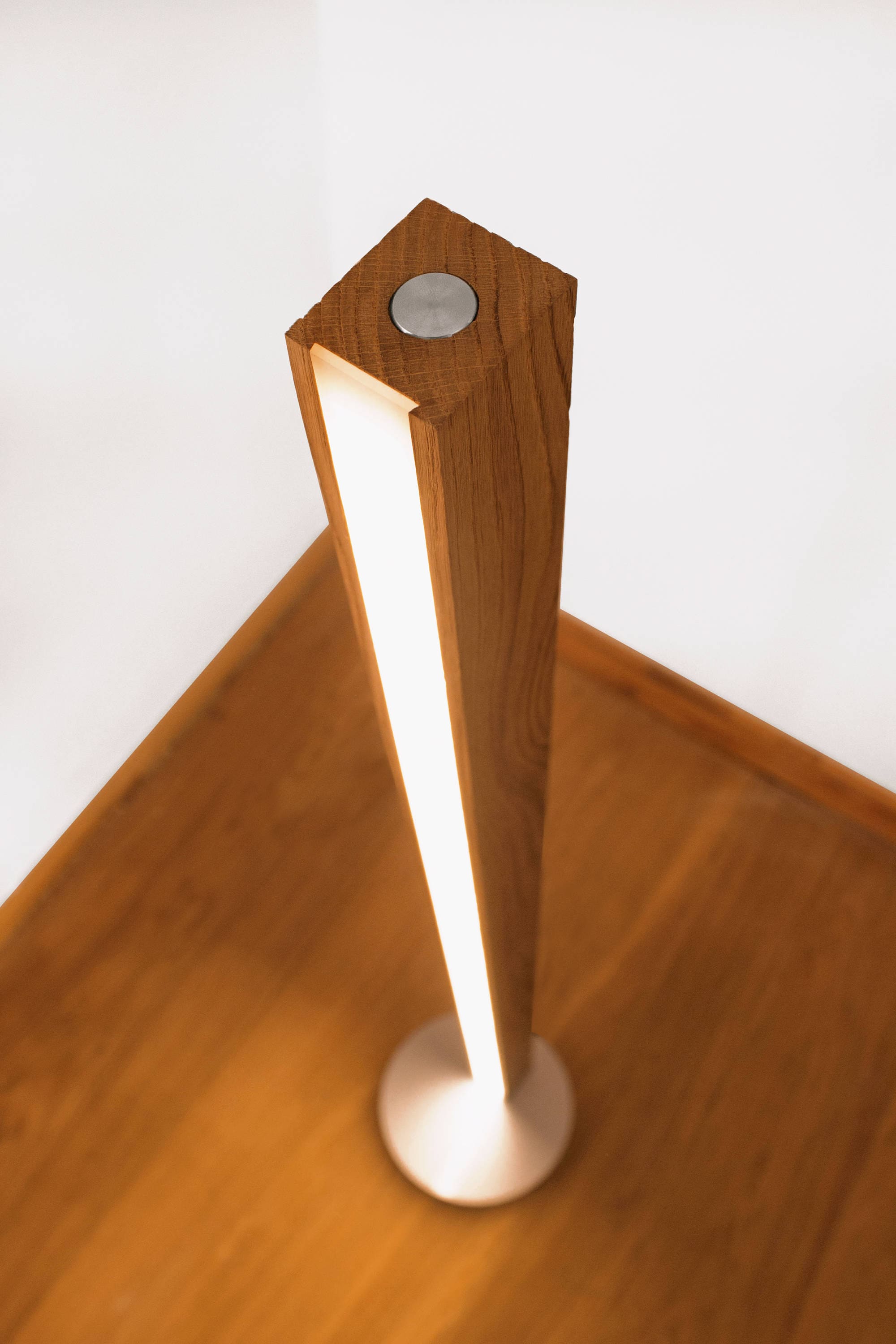 Lampadaire À Intensité Variable, Lampe Sur Pied En Bois, Led Bois
