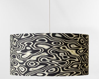 Drewniana lampa wisząca Klosz z forniru drewnianego Lampa sufitowa