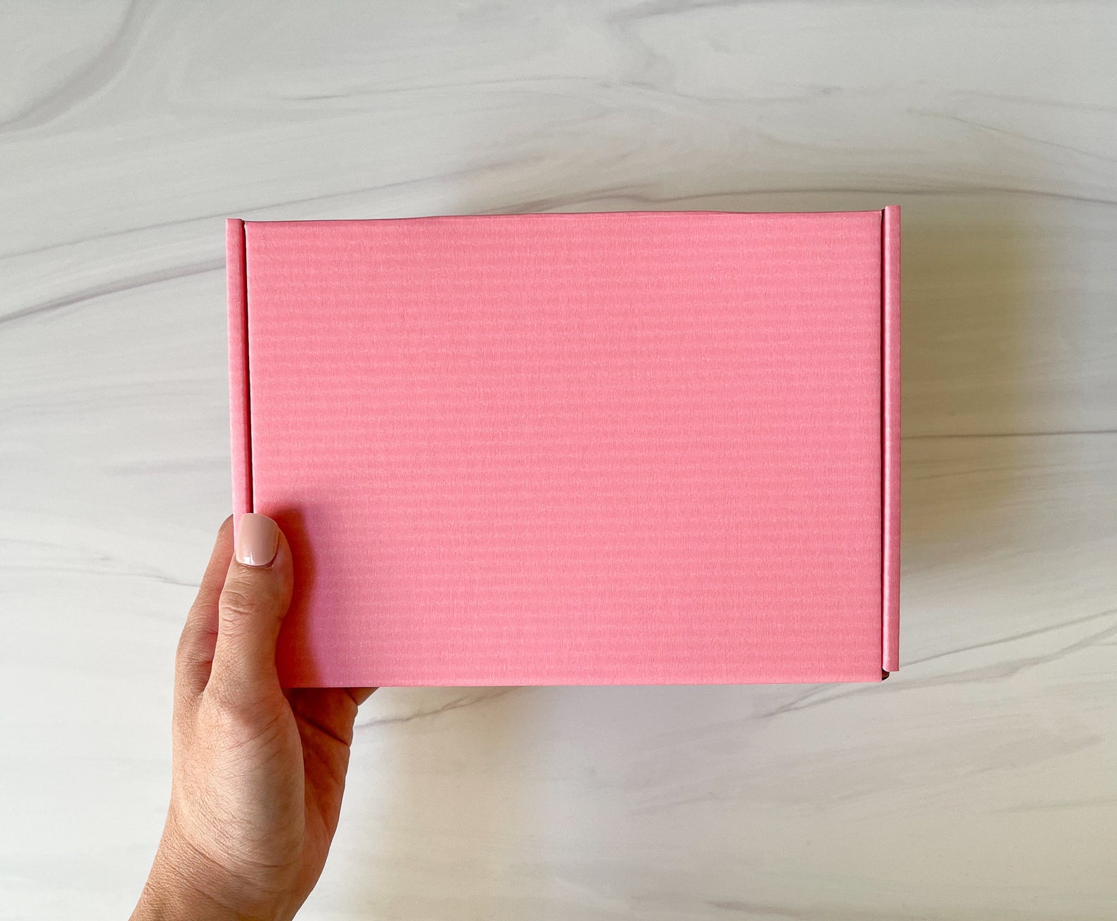 Pink Shipping Boxes Set of 2 4 or 6 Small Business Shipping Etsy