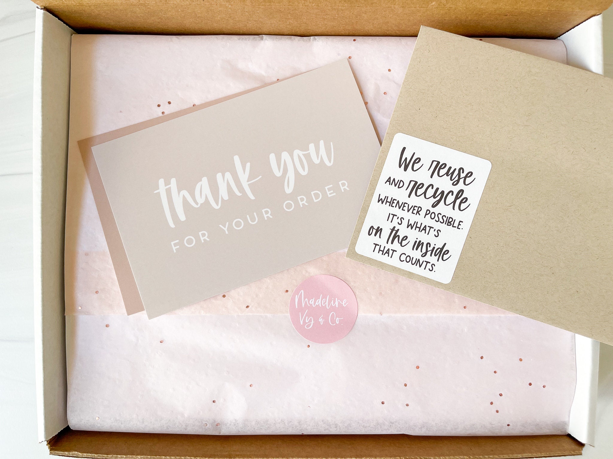 We Reuse and Recycle Stickers Recycle Label Packaging - Etsy