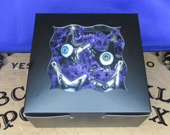 Star Eyes Ornament Set, Gothic Decor, Home Decor, Satanic Decor, Krampus Decor, Christmas Ornaments, Horror Decor, Halloween Ornaments