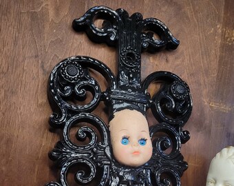 Fancy Baby Frame, Table Decor, Gothic Decor, Doll Decor, Horror Decor, Occult Decor, Home Decor, Witchy Decor, Shelf Decor