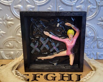 Dancer Square Frame, Gothic Decor, Halloween, Horror Decor, Occult Decor, Home Decor, Witchy Decor, Unique Decor, Wall Decor