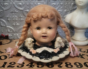 Innocent Doll Cake Tray, Witchy Decor, Halloween Decor, Altar Decor, Occult Decor, Satanic Decor, Home Decor, Gothic Decor, Cottagecore