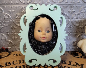 Sweet Baby Frame, Table Decor, Gothic Decor, Doll Decor, Horror Decor, Occult Decor, Home Decor, Witchy Decor, Shelf Decor