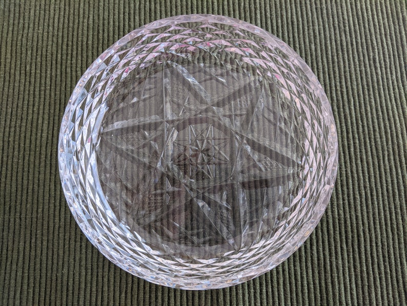 WATERFORD CRYSTAL Candy or Nut Dish Vintage Collectible Etsy