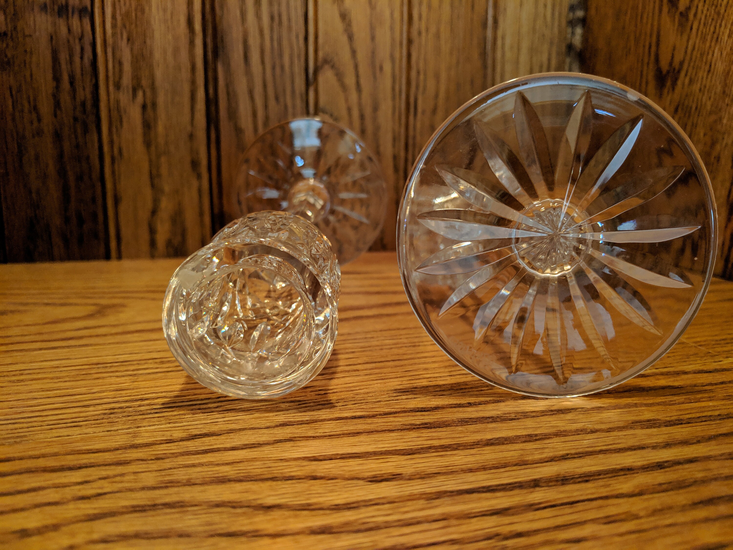 Waterford Crystal Lismore Glass Candlestick Holders Set of 2 Etsy