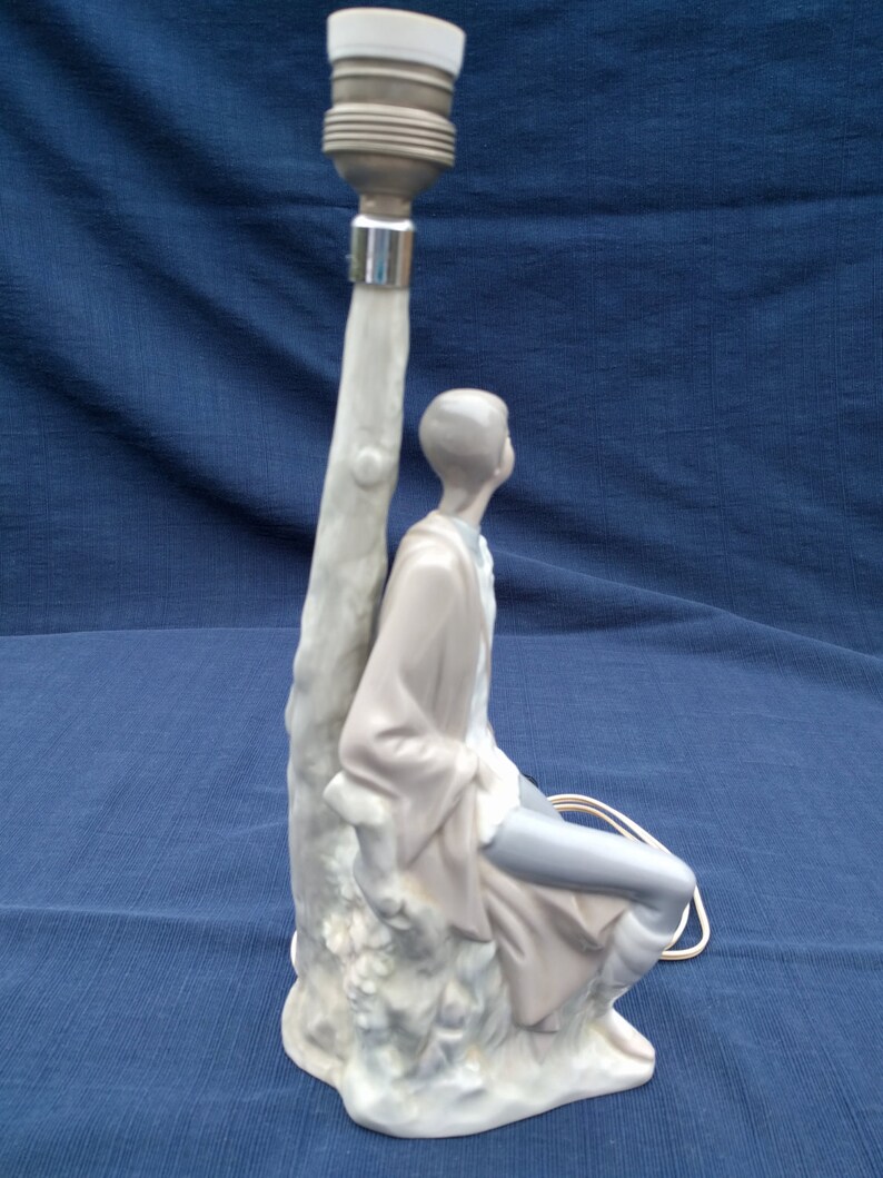 LLadro Figurine Retired New Shepherd Lamp 4579 No Lamp Etsy