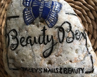 Painted to order beach stones
