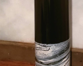 Tall floor Vase, Floor Vase 3 foot tall, Floor Vase 40 in, Tall Black Vase, Floor Vase 4 feet tall, Floor Floor Black White, Tall Floor Vase