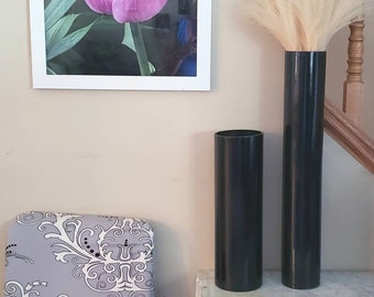 Tall Floor Vase, Tall Vase for Floor, Large Floor Vase Glass, Tall Skinny Floor Vase, Tall Floor Vase 20 in, Floor Vase, Tall Black Vase