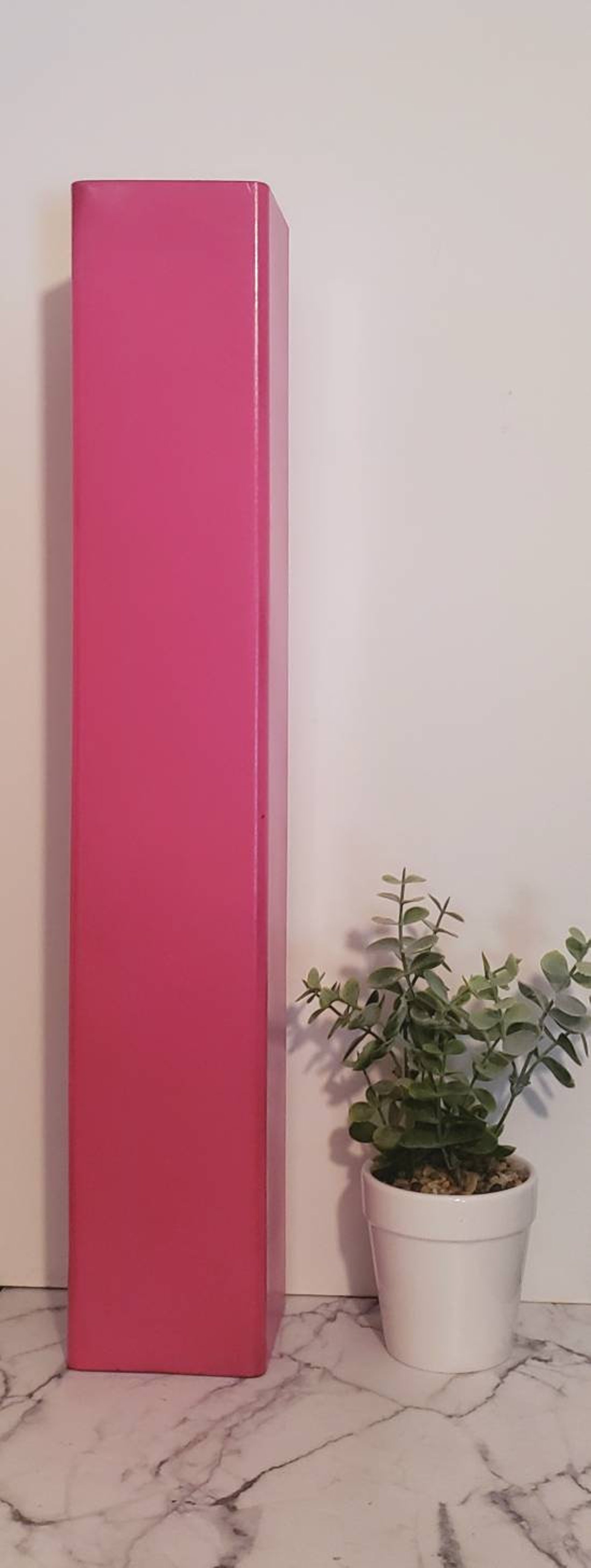Tall Floor Vase Floor Vase Hot Pink Vase Tall Vase for Etsy