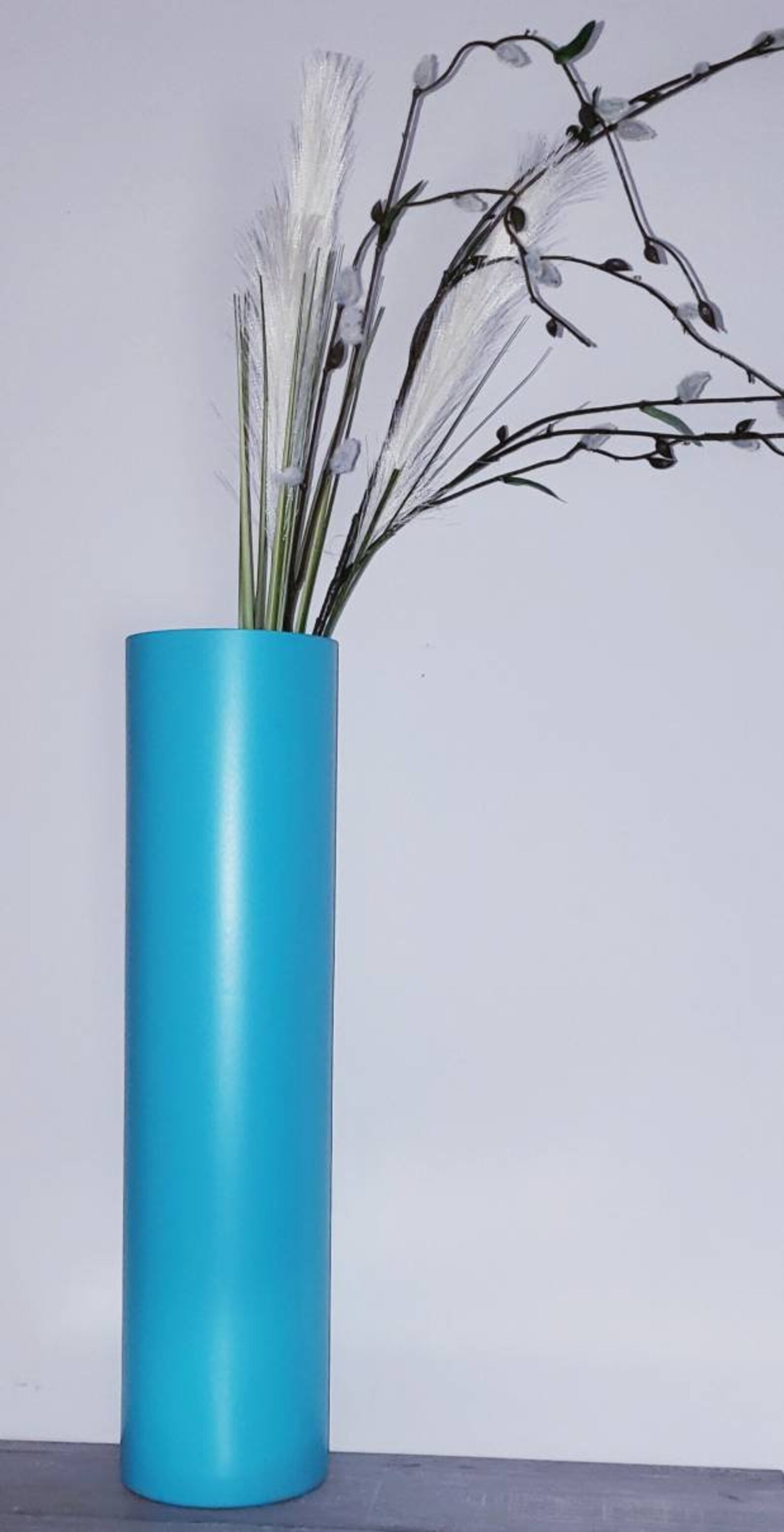 Tall Floor Vase Teal Floor Vase 3 Feet Tall Tall Vase for Etsy Australia