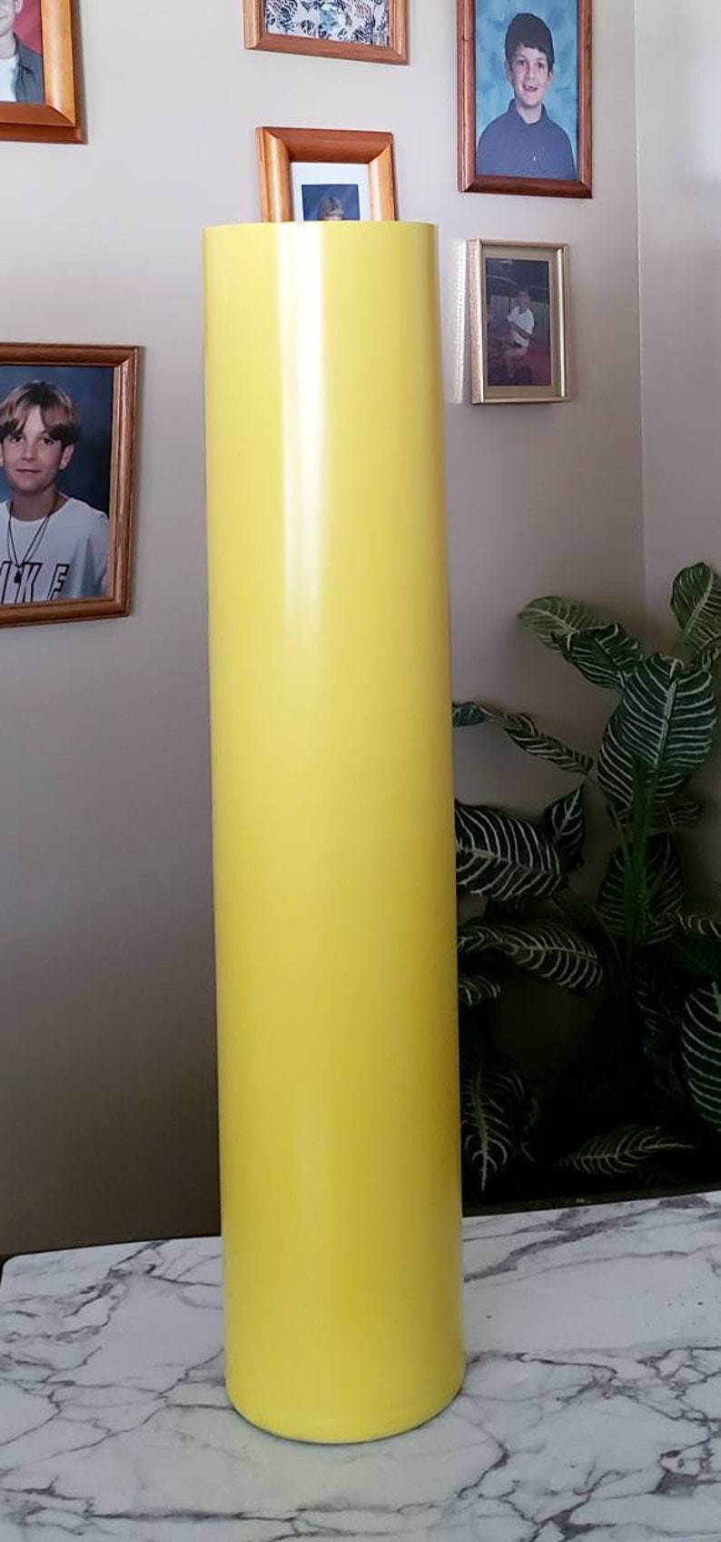 Tall Floor Vase Floor Vase 3 Foot Tall Large Yellow Floor Etsy
