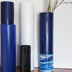 Tall Floor Vase, Floor Vase Tall, Blue Floor Vase, Tall Vase for Floor, Cobalt Vase, Floor Vase 3 feet tall, Floor Vase, Blue Glass Vase