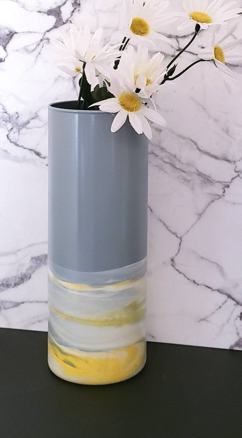 Tall Floor Vase Yellow Floor Vase 3 Feet Tall Tall Vase for Etsy
